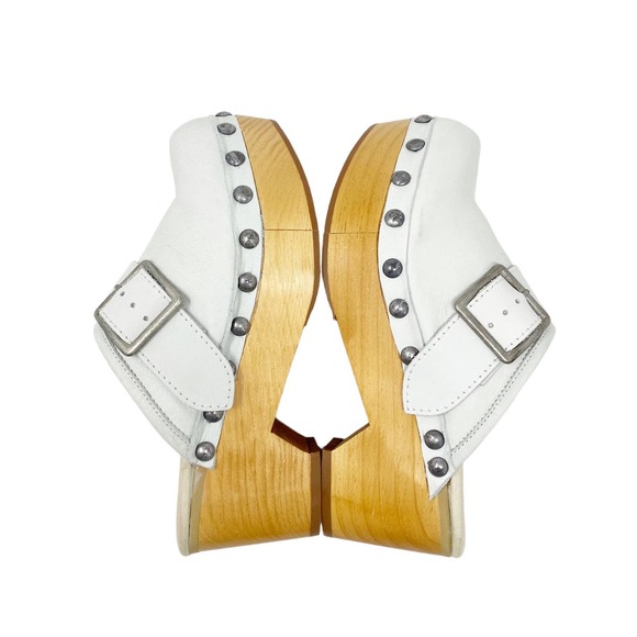 Free People Culver City Clog Cloud White Size 6 - Picture 10 of 13